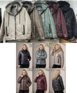 Kurtki damskie,Size 3-7xl,paczka 5szt, 1 kolor
