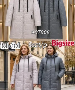 Kurtki damskie,Size xl-6xl,paczka 6szt, 1 kolor