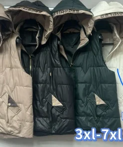 Kamizelki damskie,Size 3-7xl,paczka 5szt, 1 kolor