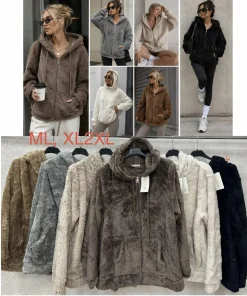 Kurtki Damskie,size m/l-xl/2xl,paczka 6szt, mix kolor