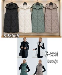 Kamizelki DAMSKI ,size s-2xl,Paczka 5szt ,1 kolor