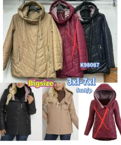 Kurtki damskie,Size 3-7xl,paczka 5szt, 1 kolor