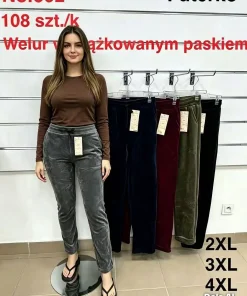 Spodnie Damskie,size 2xl/3xl-5xl/6xl,paczka 12szt, mix kolor