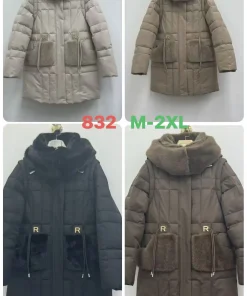 Kurtki damskie,Size m-2xl,paczka 4szt, 1 kolor
