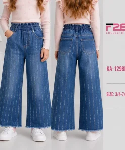 Spodnie JEANSY DZIECIĘCA,size 3/4-7/8lat,paczka 5szt, 1 kolor