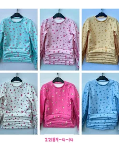 Bluzy DZIECIĘCA,size 4-14lat,Paczka 6szt ,1kolor