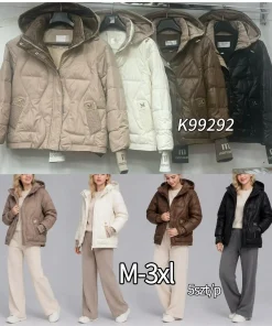 Kurtki damskie,Size m-3xl,paczka 5szt, 1 kolor
