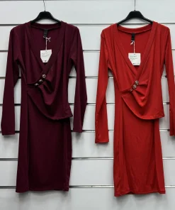 Sukienki Damskie WŁOSKA,Size uni,paczka 6szt, mix kolo