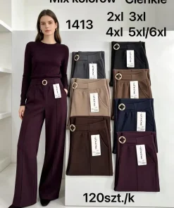Spodnie Damskie,size 2xl/3xl-5xl/6xl,paczka 12szt, mix kolor