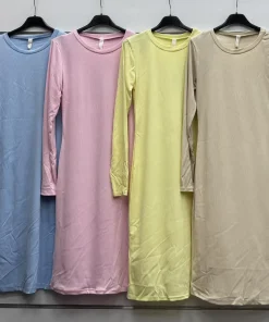 Sukienki Damskie WŁOSKA,Size uni,paczka 6szt, mix kolor