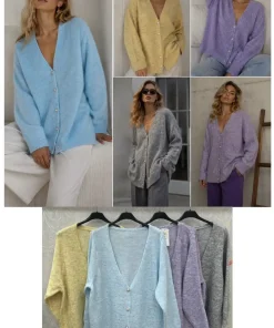 Swetry damskie,Size uni,paczka 12szt, mix kolor