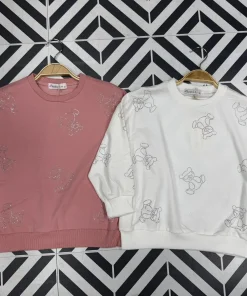 Bluzy DZIECIĘCA,Size 4-14lat,paczka 12szt, mix kolor