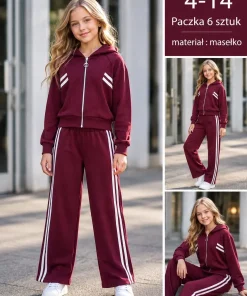 Komplety DZIECIĘCA,Size 4-14lat,paczka 6szt, 1 kolor