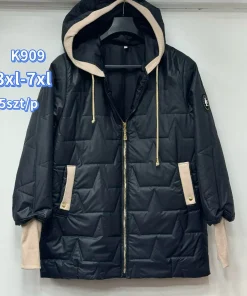 Kurtki DAMSKI ,size 3-7xl,Paczka 5szt ,1 kolor