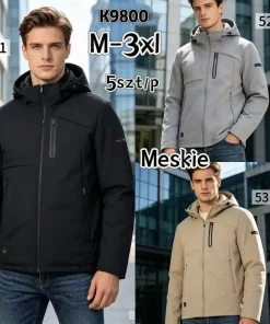 Kurtki MĘSKA ,size m-3xl,Paczka 5szt ,1kolor