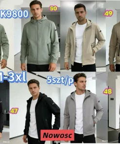 Kurtki MĘSKA ,size m-3xl,Paczka 5szt ,1kolor