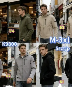 Kurtki MĘSKA ,size m-3xl,Paczka 5szt ,1kolor