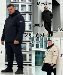 Kurtki MĘSKA ,size 2-6xl,Paczka 5szt ,1kolor