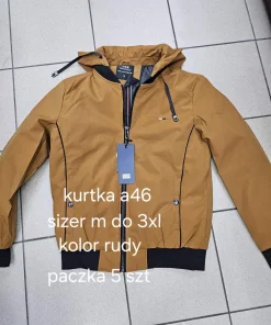 Kurtki MĘSKIE,size m-3xl,paczka 5szt,1kolor