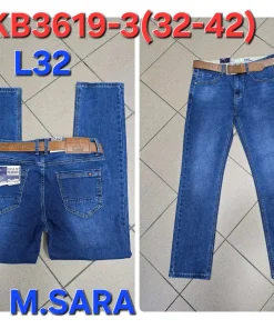 Spodnie JEANSOWE MĘSKIE,Size 32-42,paczka 12szt, 1 kolor