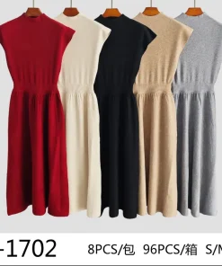Sukienki damskie ,size s/m-l/xl,Paczka 8szt ,mix kolor