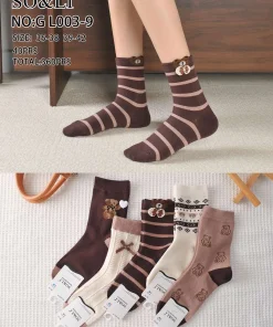Skarpety Damskie, size 35-42,Paczka 40szt, mix kolor