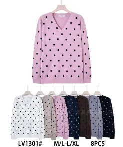 Swetry damskie,size m/l-xl/2xl,paczka 8szt,mix kolor