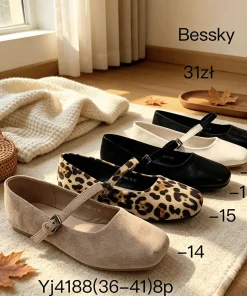 Buty Baleriny DAMSKIE 36-41 8par)