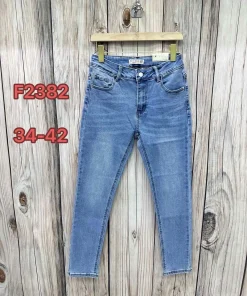 Jeansy Damskie, size 34-42,Paczka 10szt, 1 kolor