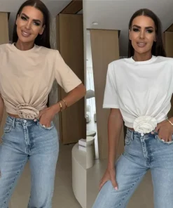 Bluzki Damskie WŁOSKA,Size uni,paczka 6szt, mix kolo