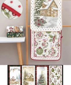 Ścierki w Mikrofibry “”” świętowanie ”” Rozmiar : 40/60cm