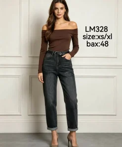Jeansy Damskie,size xs-xl,paczka 12szt ,1kolor