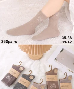 Skarpety Damskie,size 35-42,Paczka 30szt ,mix kolor