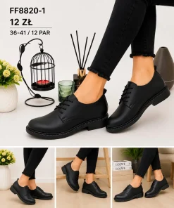 Buty Półbuty Damskie (36-41, 12par) 1 kolor