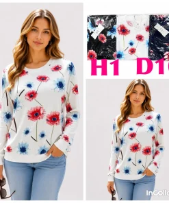 Bluzy damskie,size m/l-xl/2xl,paczka 12szt ,mix kolor