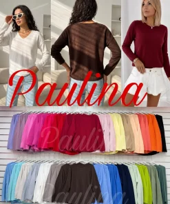 Swetry Damskie WŁOSKA,Size uni,paczka 6szt, mix kolor