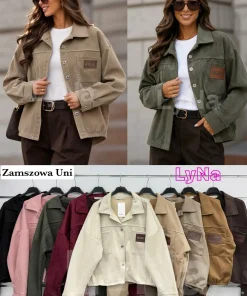 Kurtki Damskie WŁOSKA,Size uni,paczka 6szt, mix kolor