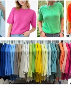 Swetry damskie WŁOSKA,Size uni ,paczka 6 szt mix kolor
