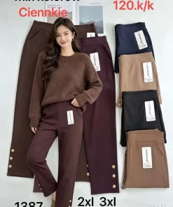 Spodnie Damskie,size 2xl/3xl-5xl/6xl,Paczka 12szt,mix kolor