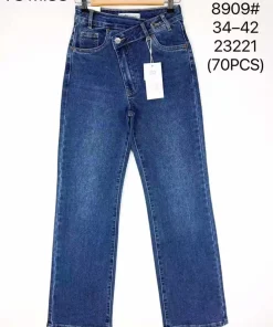Jeansy Damskie, size 34-42,Paczka 10szt, 1 kolor