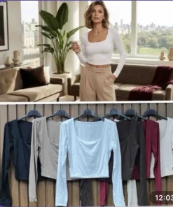 Bluzki Damskie WŁOSKA,Size uni,paczka 6szt, mix kolor