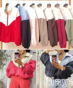 Kurtki Damskie, size uni,Paczka 6szt ,mix kolor