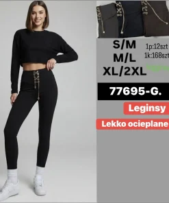 Leginsy Damskie,size s/m-xl/2xl,paczka 12szt, mix kolor