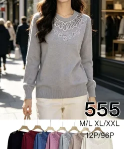 Swetry damskie,Size m/l-xl/2xl,paczka 12szt,mix kolor