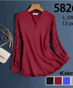 Bluzy damskie, size l-3xl,paczka 12szt,mix kolor