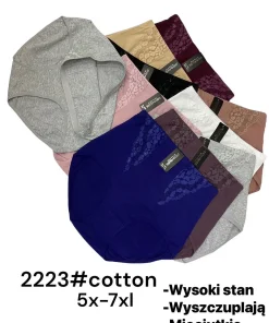Majtki Damskie,size 5xl-7xl,paczka 24szt, mix kolor