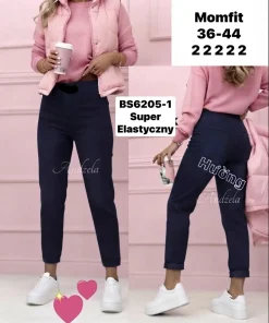 Jeansy Damskie,size 36-44,Paczka 10szt ,1kolor