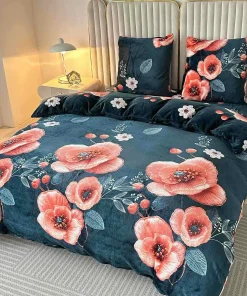 Komplet Pościeli,rozmiar :200cmX220c,m+25cm,Paczka 3szt ,1kolor