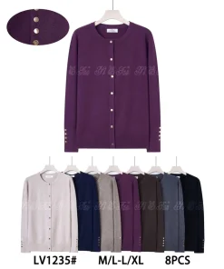 Swetry damskie ,size m/l-l/xl,Paczka 8szt, mix kolor
