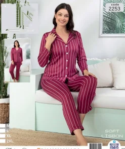 Piżama Damskie,size m-2xl,Paczka 8szt ,1 kolor